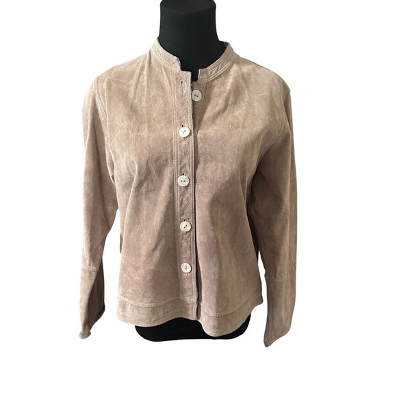 David Dart Collection tan leather size M jacket - Picture 4 of 7